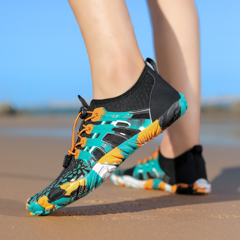 Transfronteriza ligera transpirable antideslizante anti-corte rápido secado retroceso zapatos de agua al aire libre rafting zapatos de playa hombre comercio exterior mujer