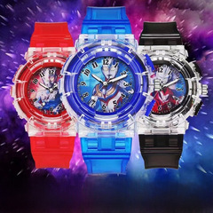 發光奧特曼手錶兒童手錶卡通夜光學生手錶led 電子手錶男女表批發