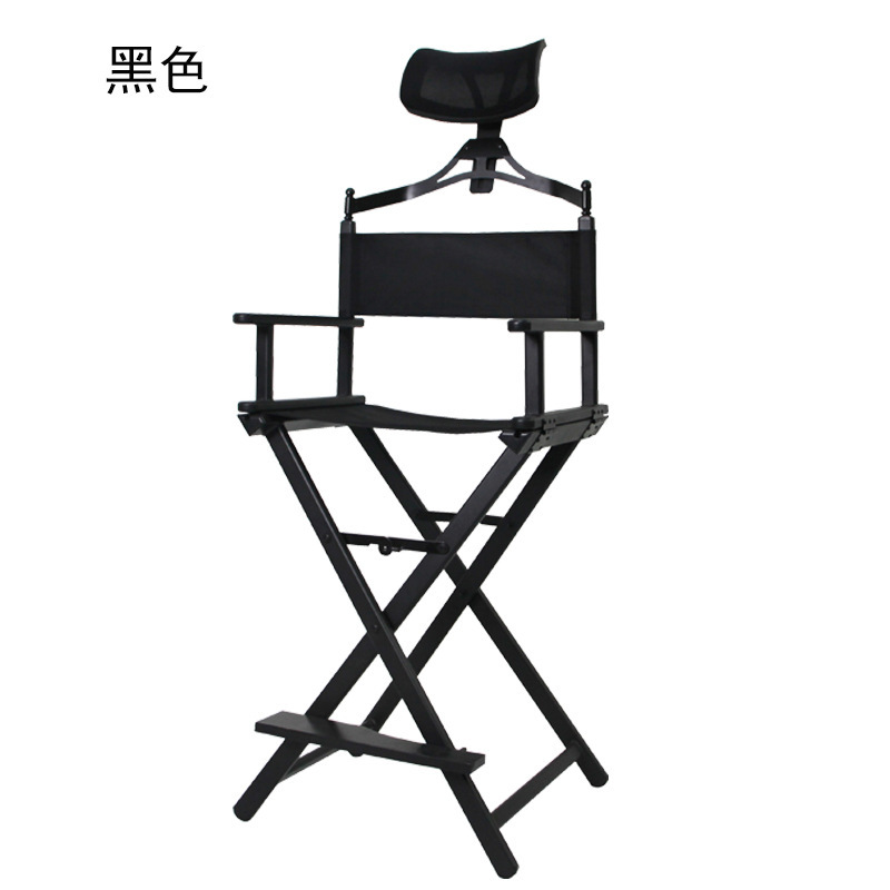 Nueva silla plegable de aleación de aluminio silla de maquillaje profesional silla de respaldo simple silla de alta dirección silla de ocio silla portátil