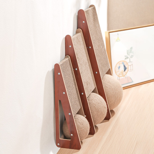 Pet cat scratching board cat toy cat claw board wholesale corrugated paper cat scratching board without crumbs large funny cat vertical wall
