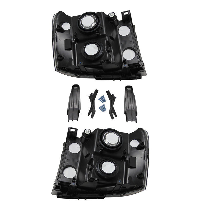 Aplicable a GMC07-13 Sierra faro estándar de los Estados Unidos modelo de halógeno de semieconjuntamiento chapado con reflector transparente