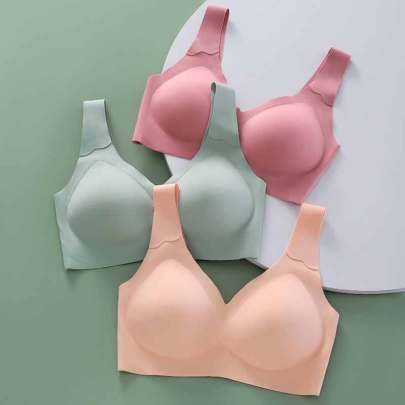 The abdomen drooping Gather Bras ventilation fixed Grape seed Fabric three-dimensional Underwear