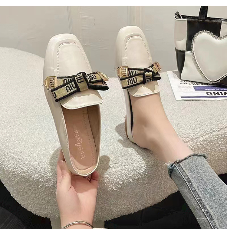 Women's Mules Sandals With Square Toe Flat Sole For Summer Wear_voghion.com