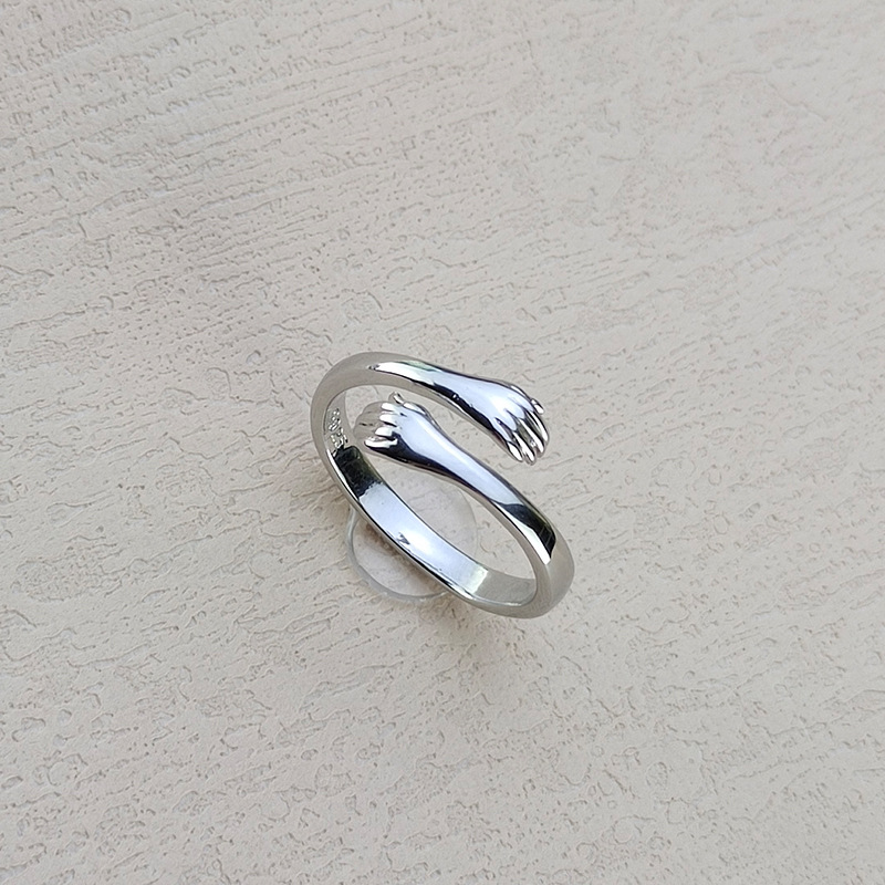 Open Ring Classification Romantic Simple Style Hand Copper Open Ring In Bulk