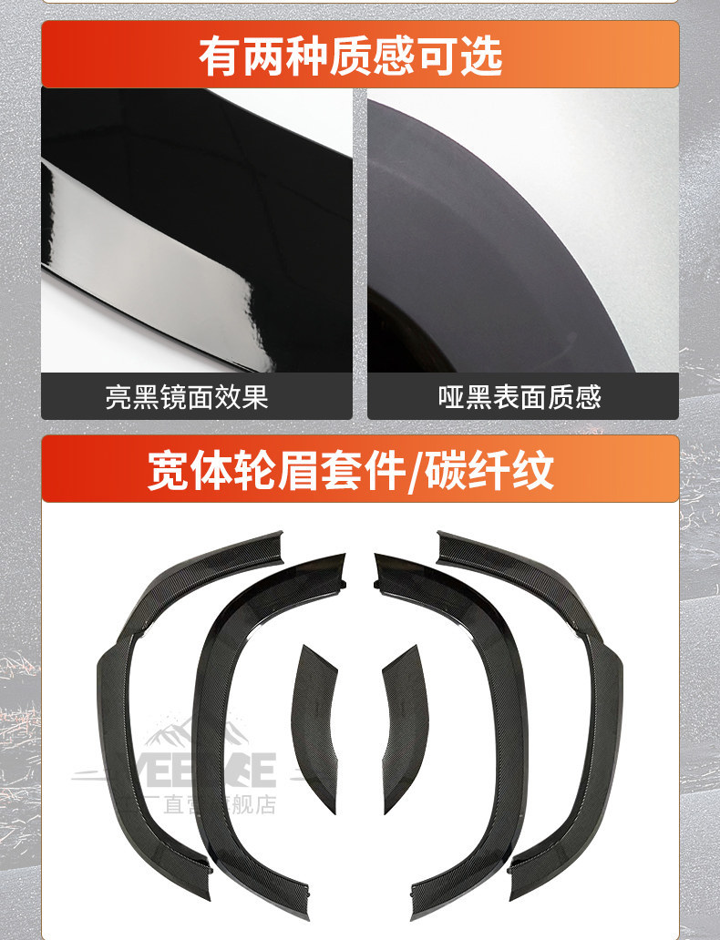 Suitable for Land Rover New Defender Wheel Arch Black Warrior Wideband Lighted Wheel Arch Protection Shell Tire Rim Anti-Scratch