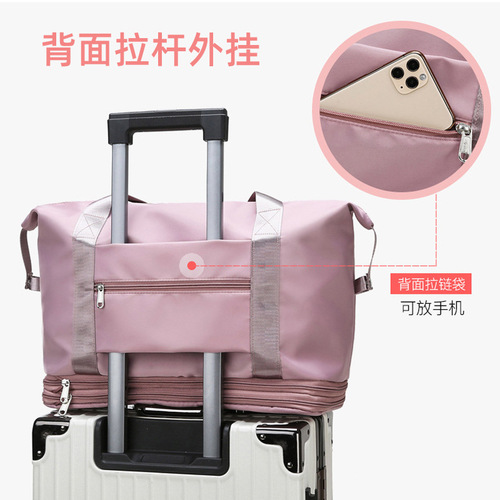Short-distance travel bag, women's maternity storage bag, large-capacity dry and wet separation swimming fitness bag, luggage bag bag wholesale