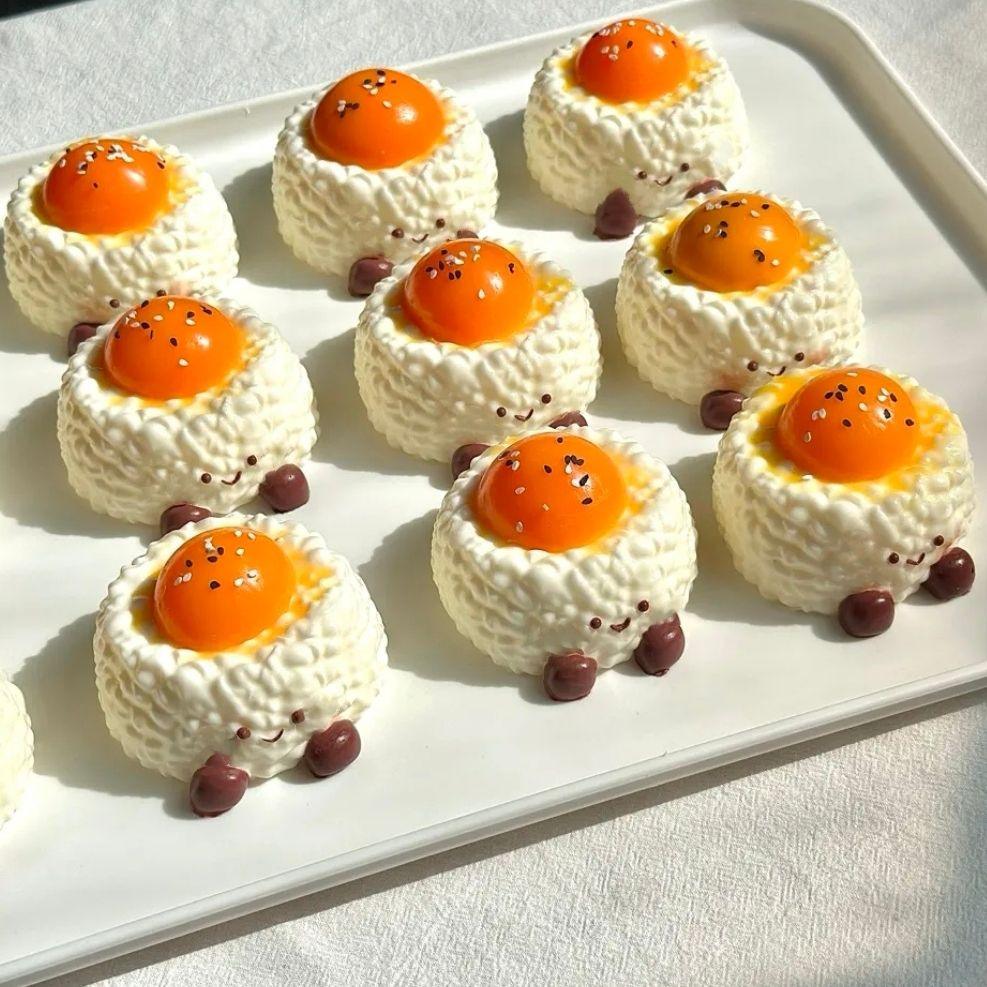 jc 둥근 달걀 노른자 핀치