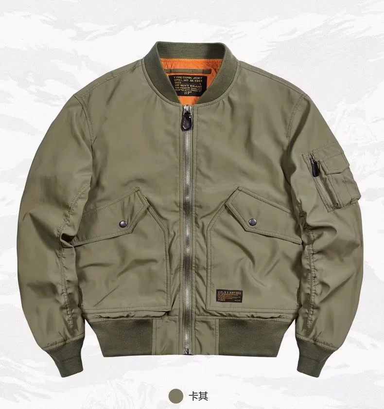 Мужская бейсбольная куртка‑бомбер, повседневная, M–3XL, зелёная/чёрная