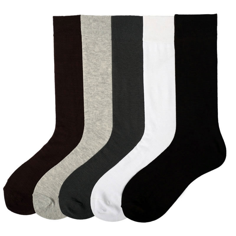 Cross-border socks men's European and American-style men's cotton socks autumn and winter thick long black white Business High socks socks socks socks