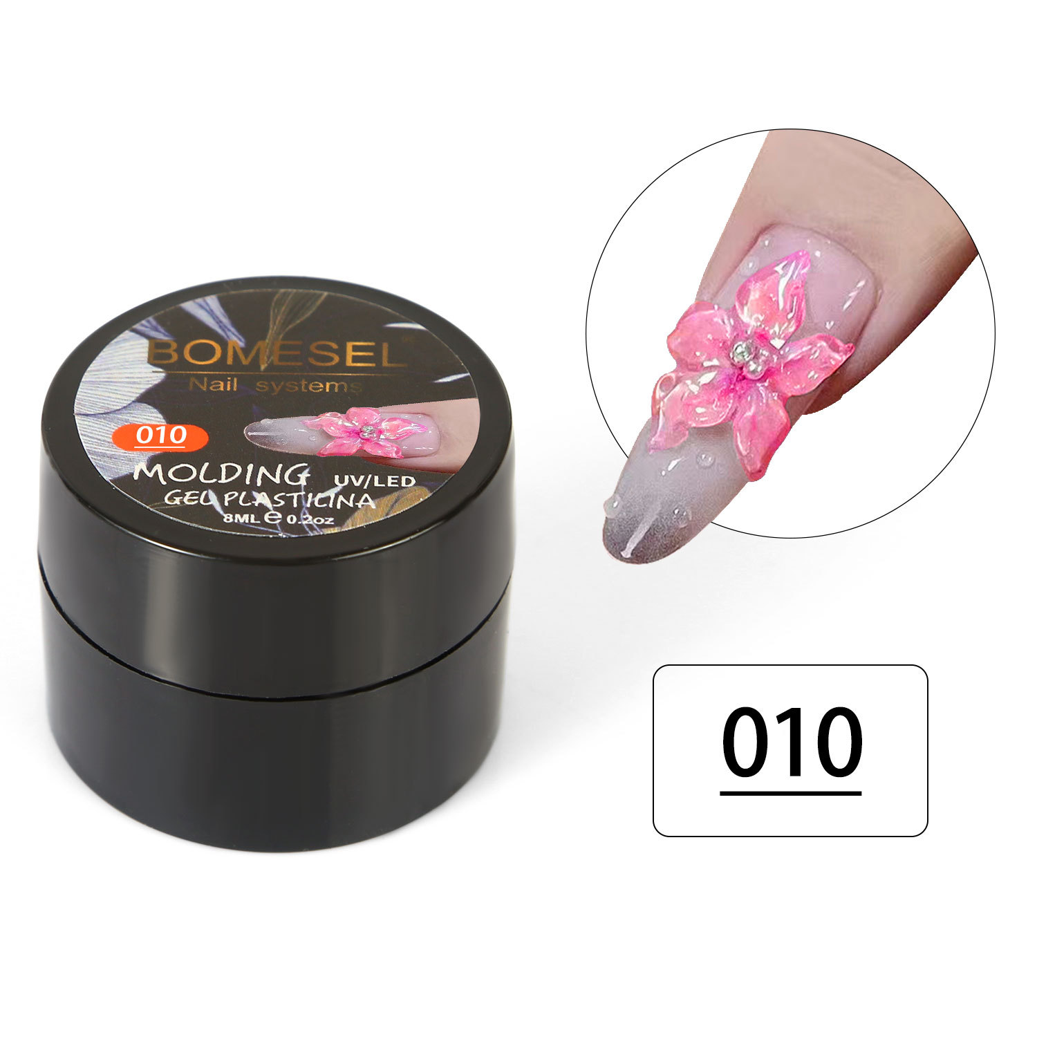 Gel funcional para decoración de uñas, gel sólido para esculpir, gel de pintura estéreo 3D, gel para modelar, gel de color para uñas, gel para amasar, directamente de fábrica.