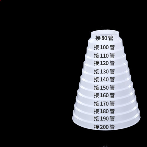 Oil filter hose reducer plastic one-way valve range hood converter connector accessories size head reducer pipe