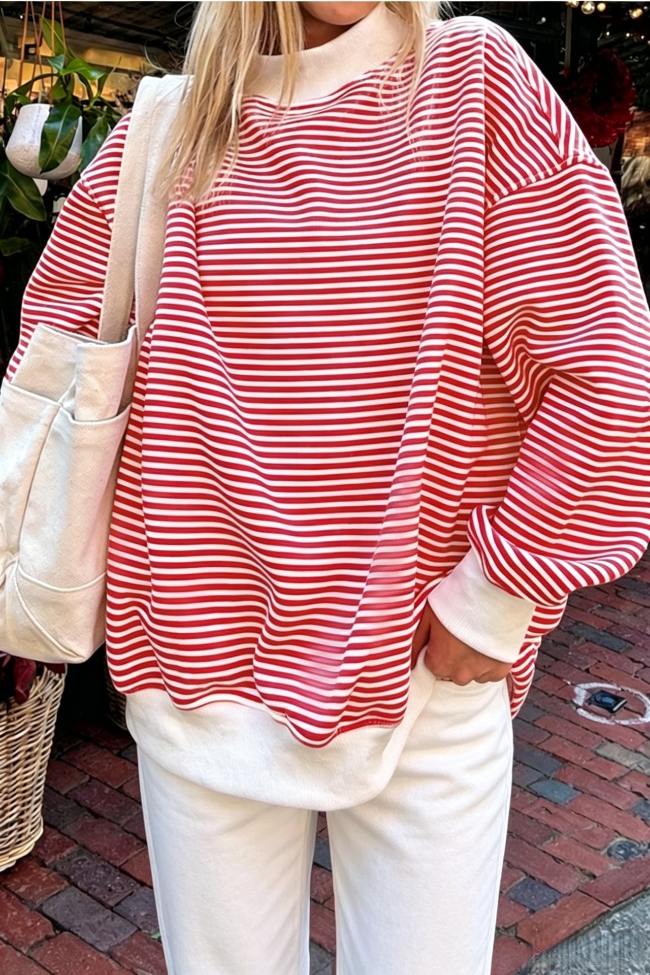 Europa y Estados Unidos transfronterizos Amazon TikTok2026 otoño y invierno nuevos productos de mujeres rayas de color contraste de cuello alto camisa casual de manga larga