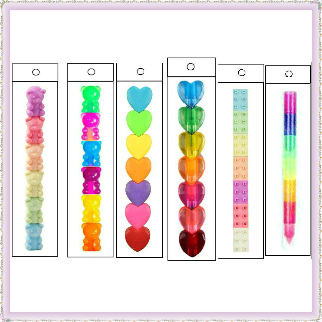 Bear Bear Pens Art Department Fluorescent Multi-in-One Heart Continuous Marker McDonald's Bear Pen NO Ballpoint Pen