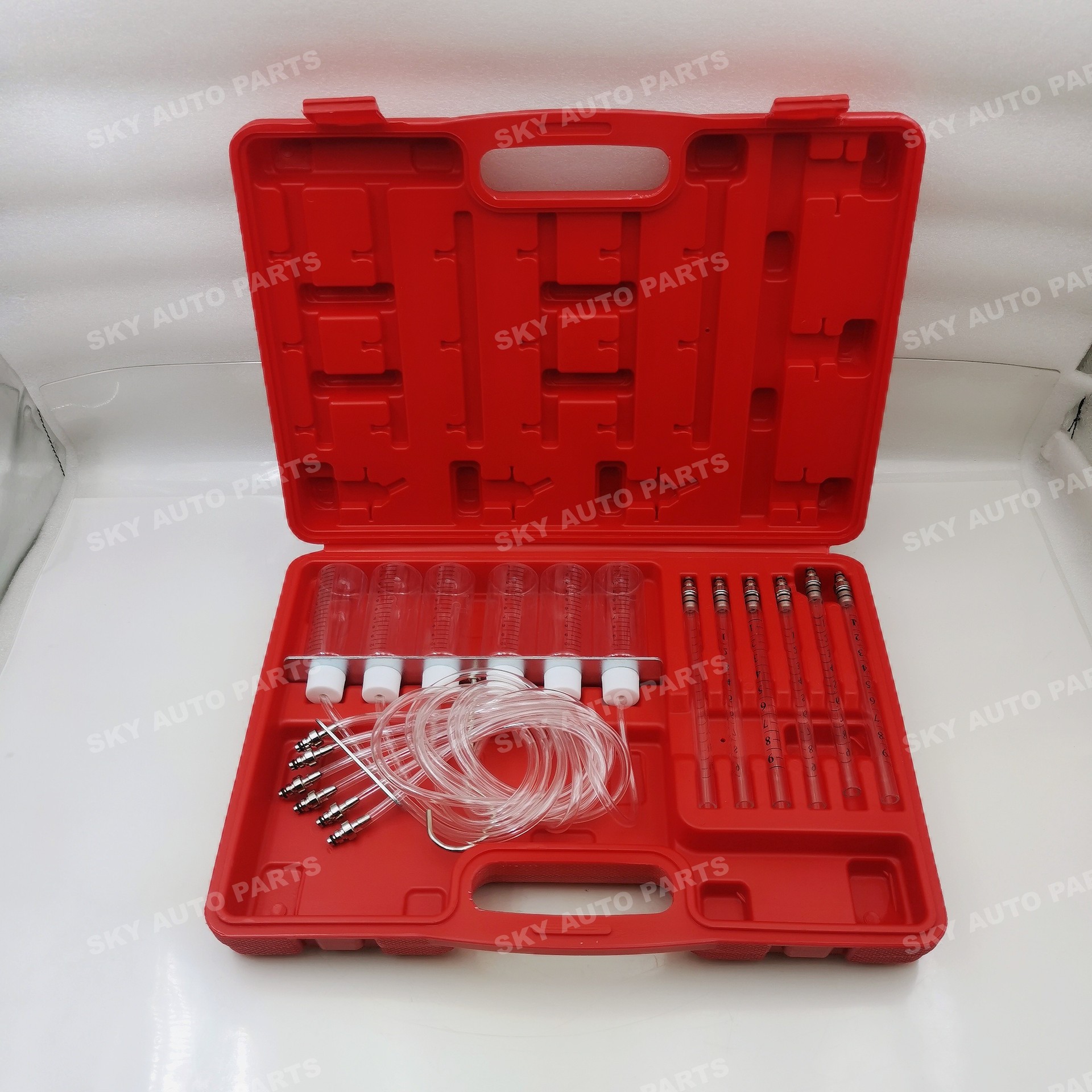 SKYT-074：柴油喷油器流量计适配器套件共轨泄漏测试仪套件