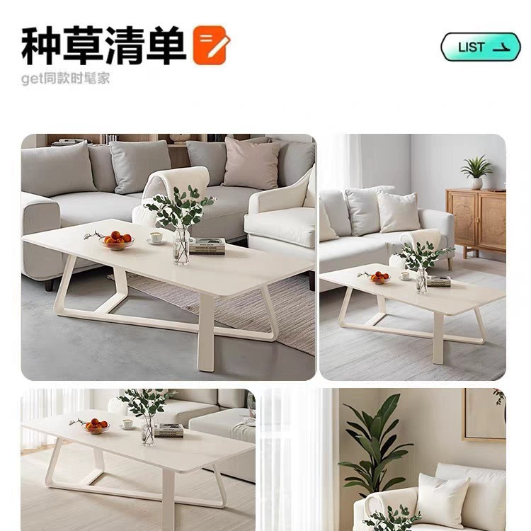 Mesa baja casera balcón moderno mesas de salón cuadrada mesas de té comerciales de alquiler simple mesas de té de sala de estar