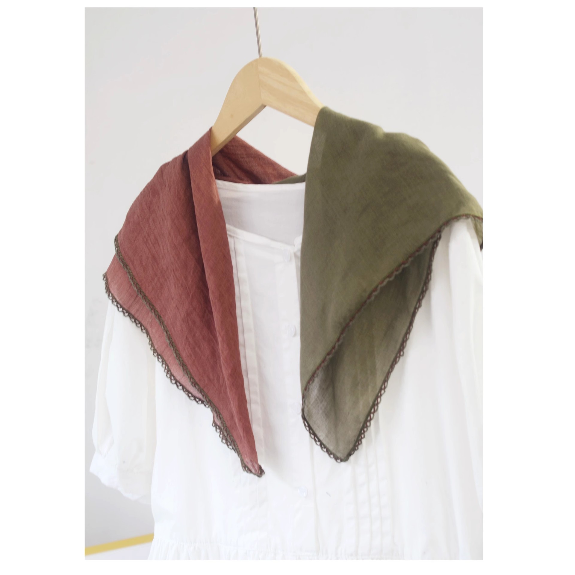 녹 레드 카키 더블