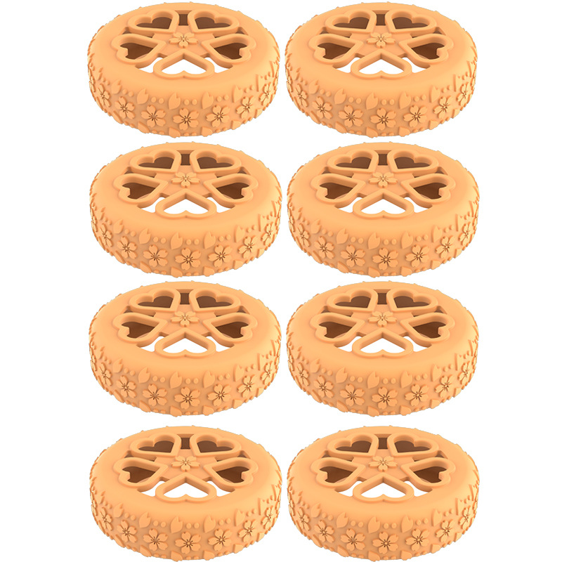 Caster shoesスーツケースホイールシリコン保護カバー耐摩耗性全包スーツケースホイールシリコン保護カバー