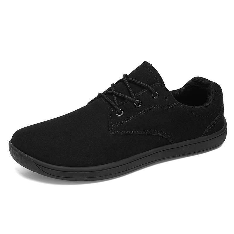 Men's Mesh Wide Last Barefoot Sneakers, Casual Wide Head Large Size Men's Shoes, Flat Shoes, Non-slip Soft Sole Big Head Running Fitness Men's Shoes_voghion.com