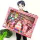 Children's diy goo card cream glue play house creative handmade beaded suit girl gift box training institution toys