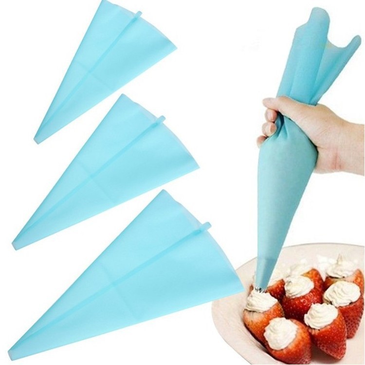 10 silica gel cream Decorating Bag Cookies Piping tool Cake Dissolved beans Crowded flower bags Repeat Use baking tool