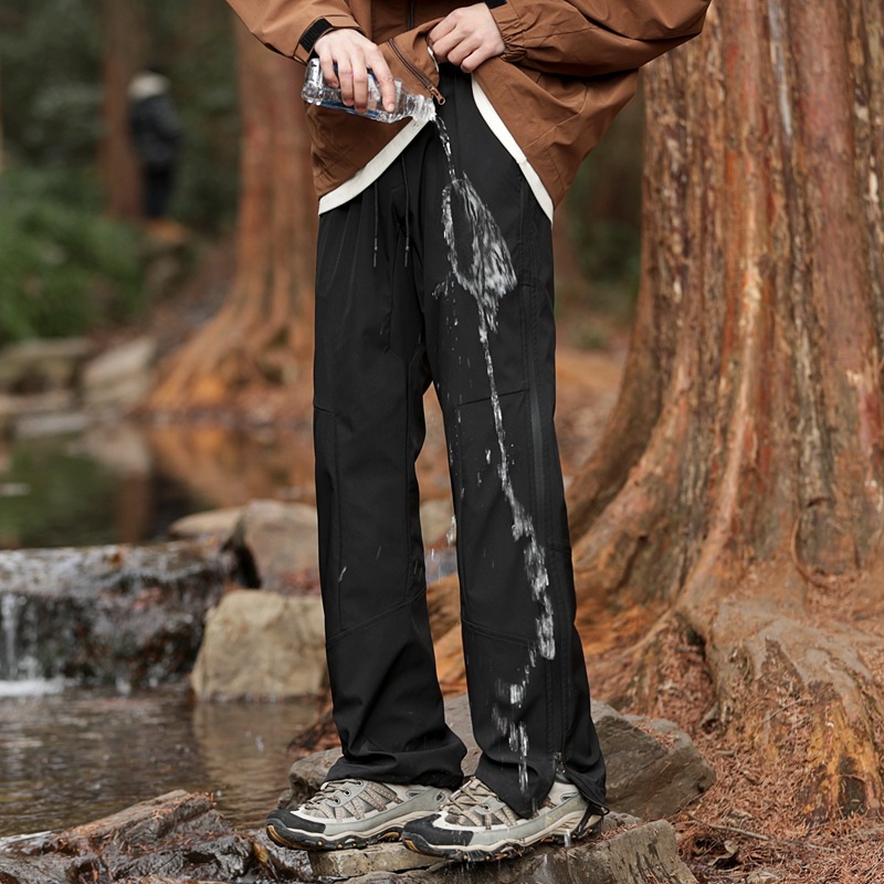 Men's Autumn 2025 New Functional Windproof and Waterproof Outdoor Hiking Pants, Quick-Drying Cargo Pants
