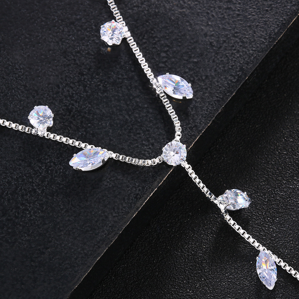 Wholesale Jewelry Elegant Shiny Geometric Alloy Anklet display picture 4