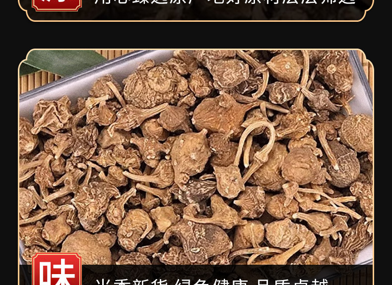 Zhu Zi Shen (Panax japonicus var. major) — Dried Rhizome Pieces, Food Herb for Tea & Soup quality and texture