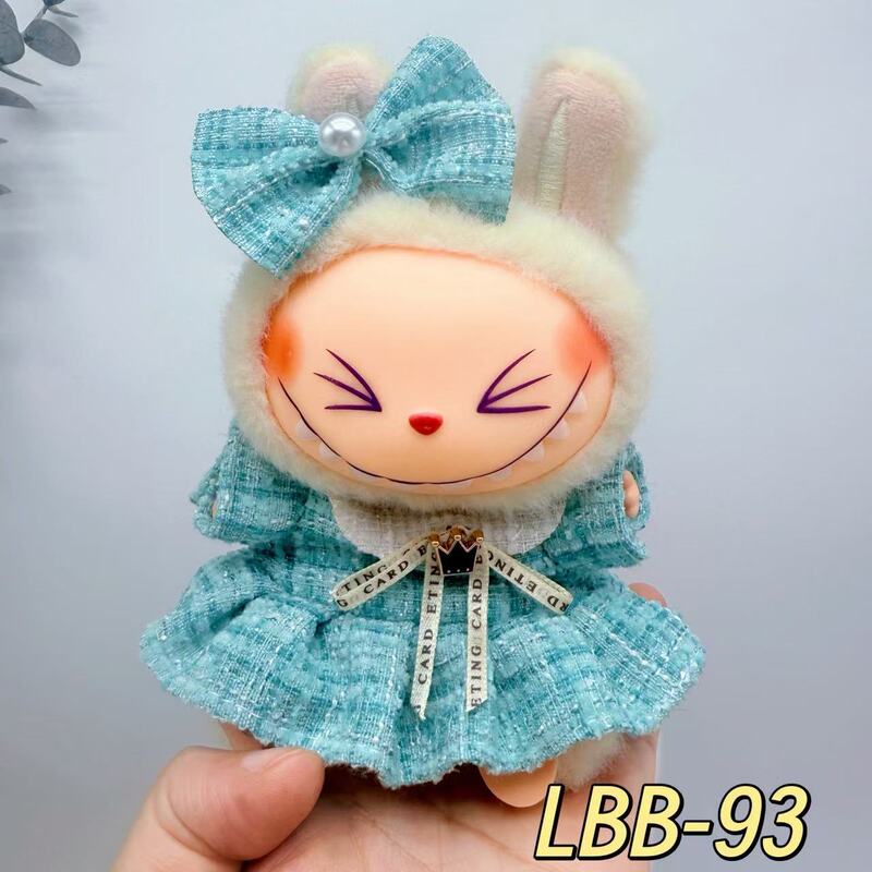 卸売ラブブ labubu ベビー服 17 センチメートルペンダント第一世代と第二世代のビニールぬいぐるみ着替え服セット装飾|undefined
