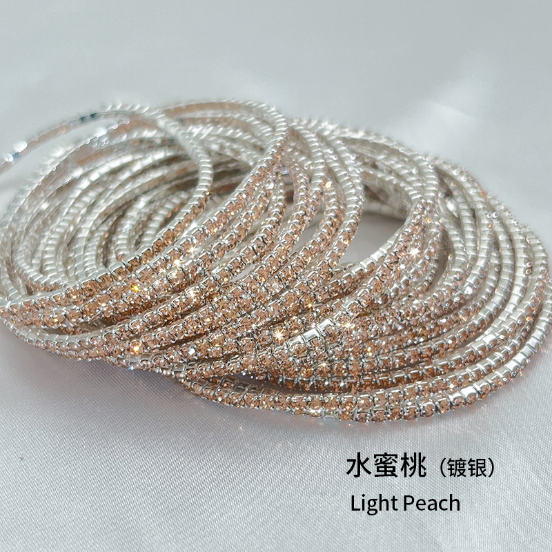 4 복숭아 실버 도금