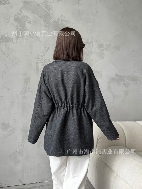 2025欧美女装秋冬款西装外套高级感洋气时尚潮流外穿翻领夹克上衣|undefined