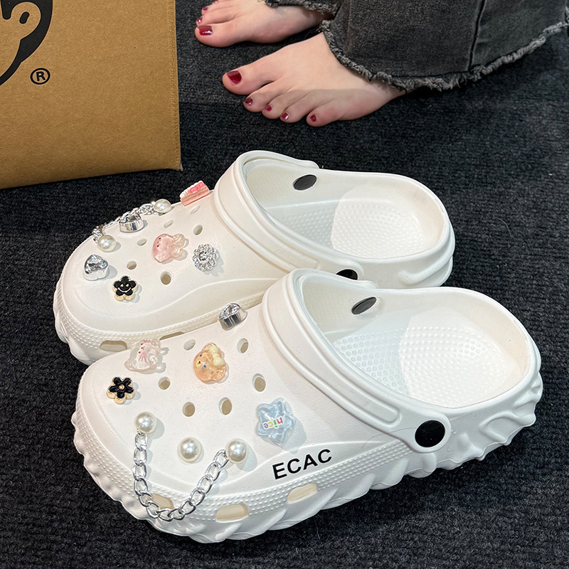 DIY 下駄夏 eva カップル多用途漫画ホームとアウトドアウェアノンスリップ 2025 新しい包頭ビーチサンダル|undefined
