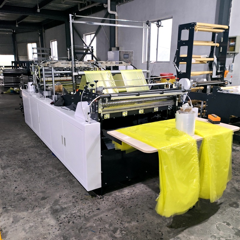 厂家推荐防水加厚一次性雨裤机器 包脚雨裤户外封脚雨裤生产设备