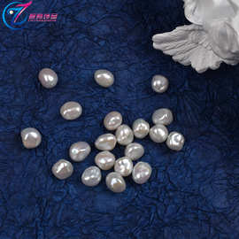 高品质碎银子 天然淡水珍珠10-11mm巴洛克异形散珠diy吊坠材料配