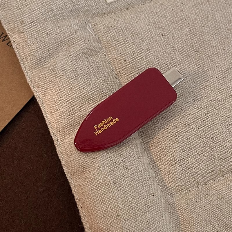 Anchor Clip de cabello de arco de sangrado para mujeres Otoño Invierno Clip lateral Frente Frente Clip BBB Clip de cabello de alta calidad