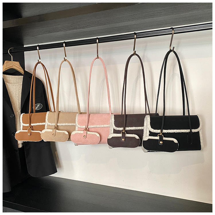 Piccola borsa a tracolla retrò da donna, borsa alla moda_voghion.com