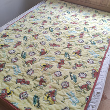 出口尾单角落生物香蕉猴衍缝绒面宿舍单人床垫沙发垫140*200cm