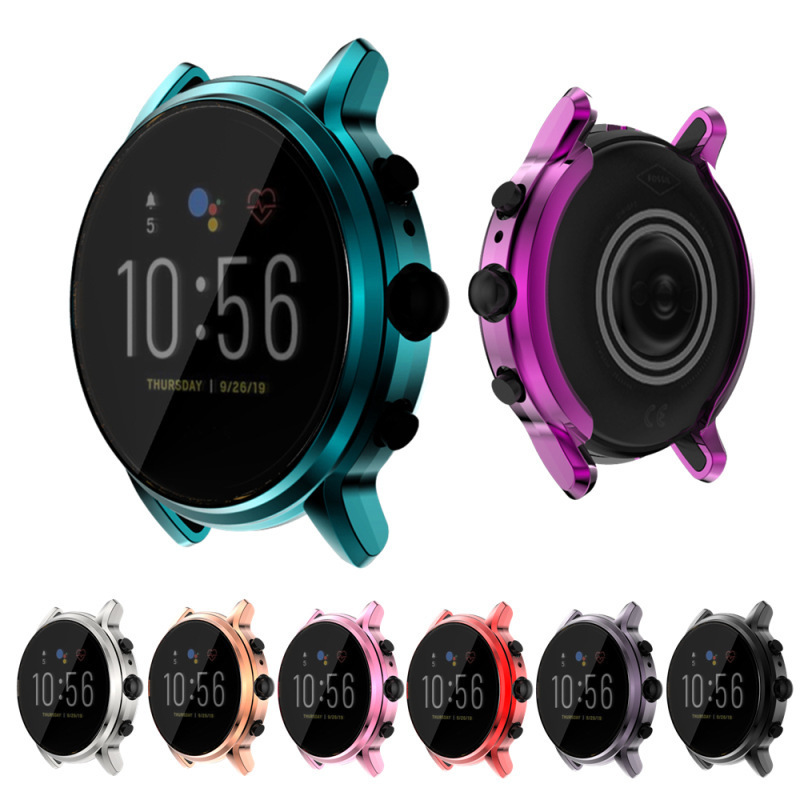 Suitable for Fossil Gen 5 Carlyle Watch Case All-Inclusive Tpu Electroplating Protective Cover Gen5 Watch Case