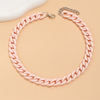 Acrylic fashionable universal chain from pearl, necklace