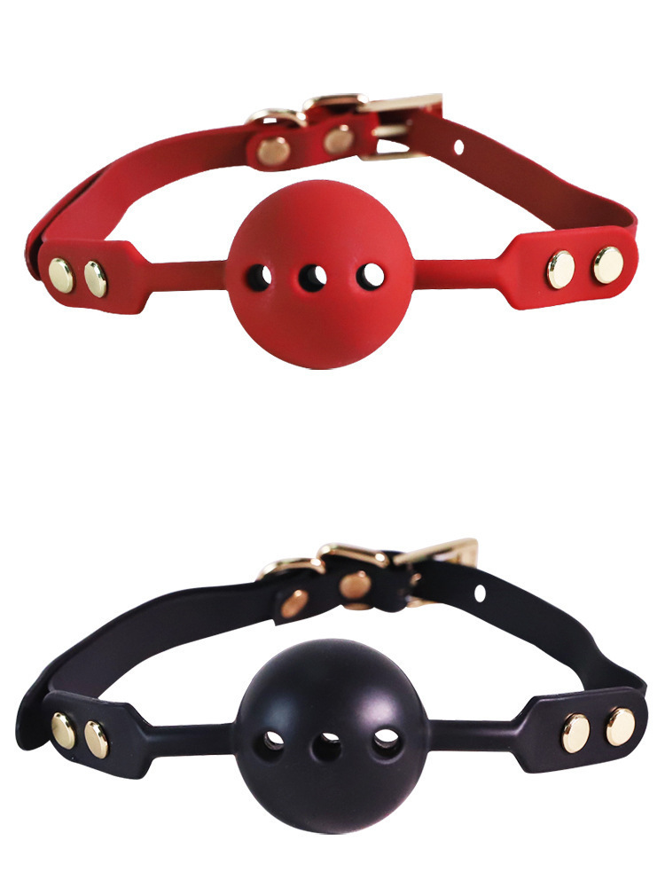 Silicone Ball Gag Eye Mask and Handcuffs Bondage Set for Couples — detail image 18