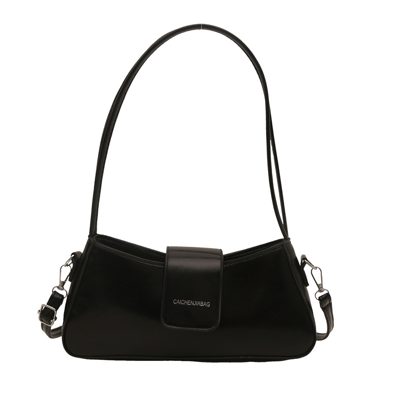 Bolsa de brazo de nicho francés para mujeres 2024 nueva moda bolso de hombro de estilo extranjero buckle bolso de viaje casual