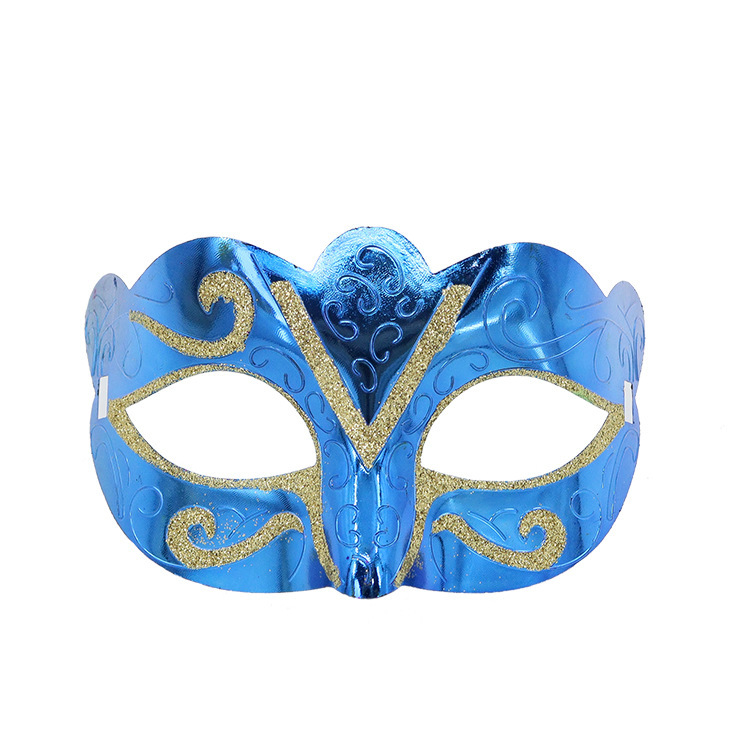 Halloween galvanizado pequeña belleza mariposa bailarina espectáculo de baile de máscaras de mitad cara carnaval pintado venecia máscaras