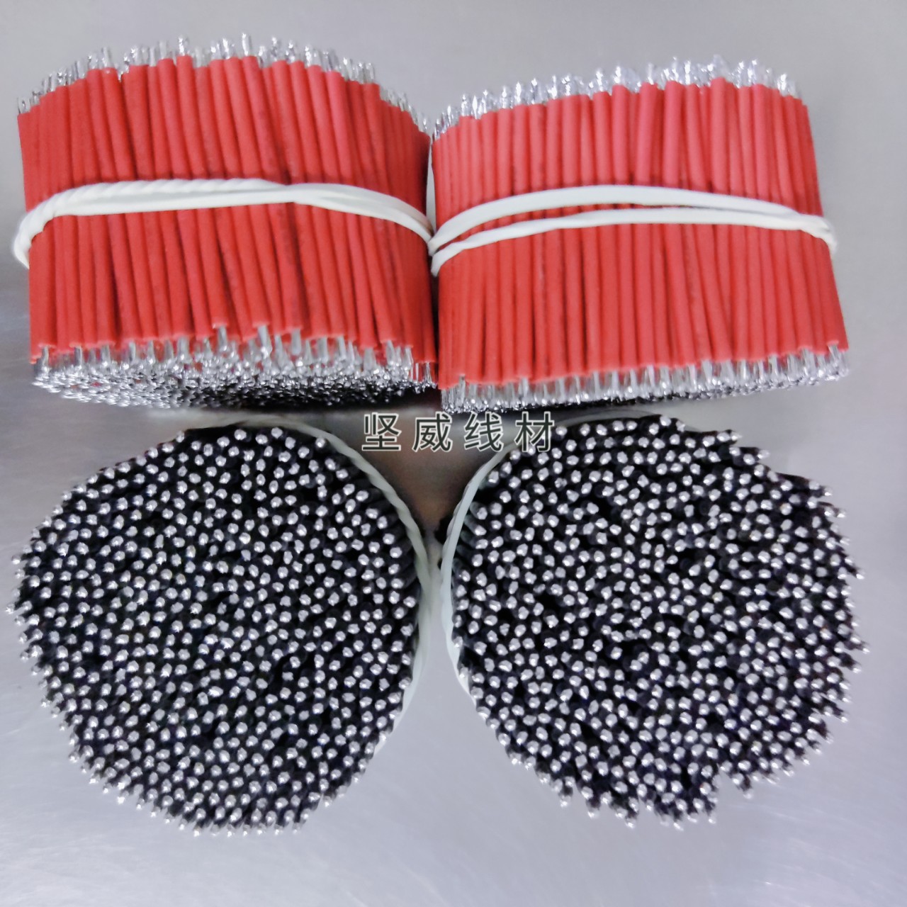 3239硅胶导线特软高温线26号硅胶线 双头上锡导线 LED锂电池线材