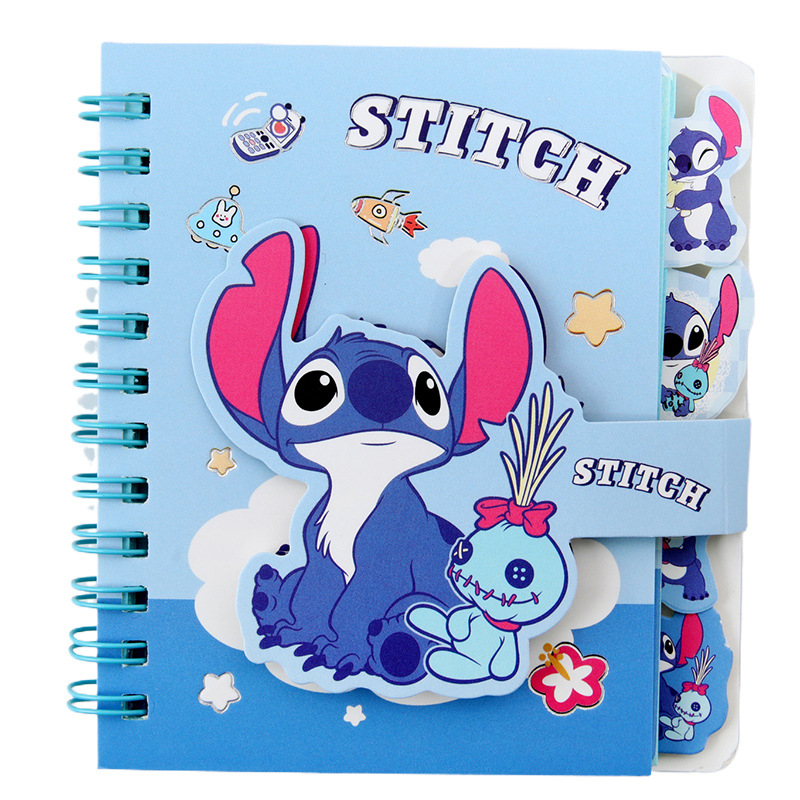 Nuevo producto Little Lanla A7 Albemer Cuaderno de partición de dibujos animados lindo Libro de notas del corazón de la niña Libro de notas Libro de cuentas manual