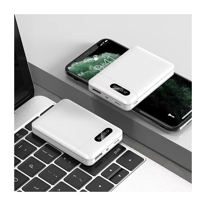Mini cuerpo compacto diseño de gran capacidad portátil fuente de alimentación móvil al aire libre tesoro de carga de teléfono móvil