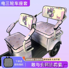 电动三轮车坐垫座套加厚艾美达通用小巴士座垫套
