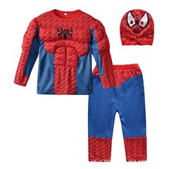 ハロウィーン子供コスチューム分体セットスーパーマンバットマン米国キャプテンスパイダーマン服cosコスチューム