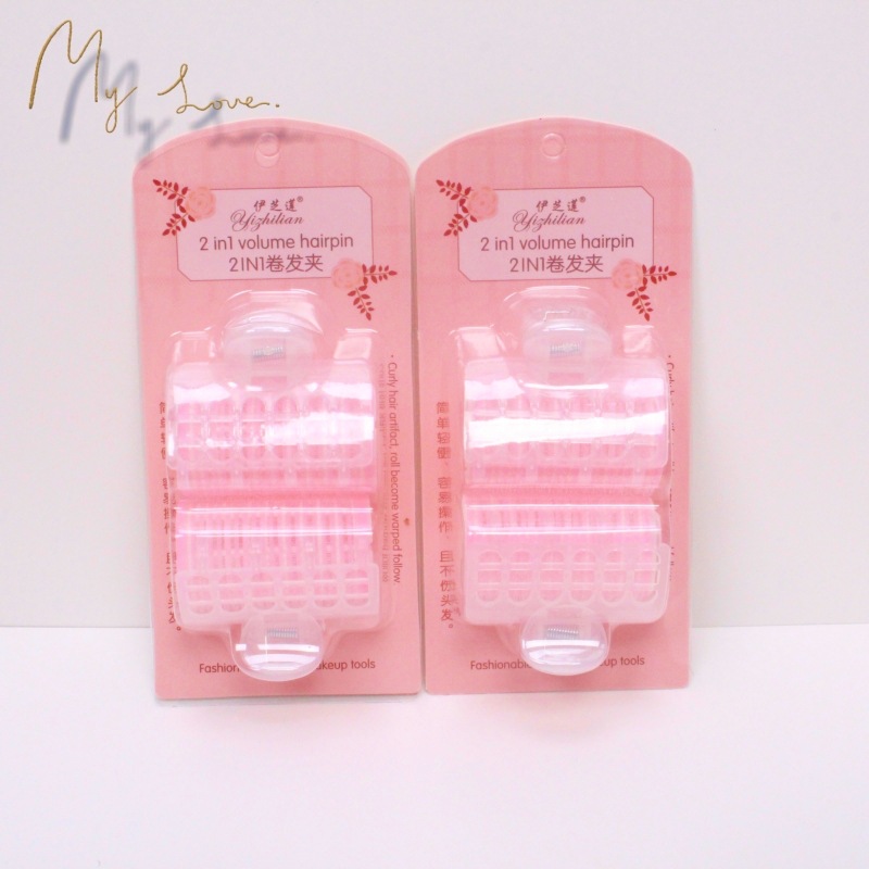 Ezhilian self-adhesive hair film with clip bangs fluffy hair roller air bangs multi-model hair curler wholesale direct sales