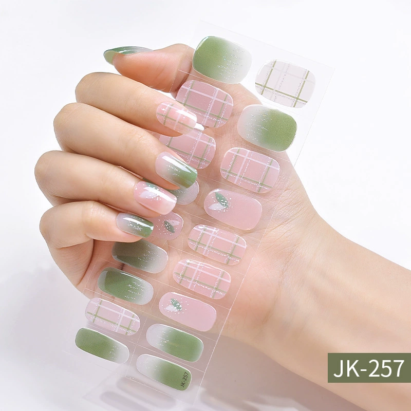 Набор для ногтей XT Gel с наклейками, искусственные ногти и лак для ногтей