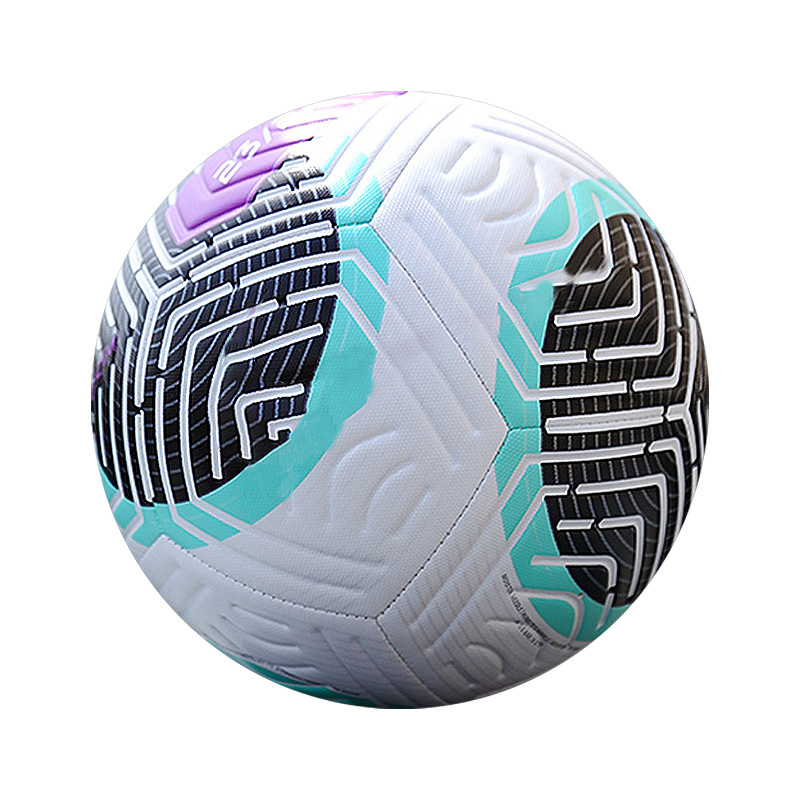 Liga de Premiership máquina de fútbol mano de coser pu4 no.5 Fútbol Liga de Campeones fábrica al por mayor comercio exterior NK púrpura
