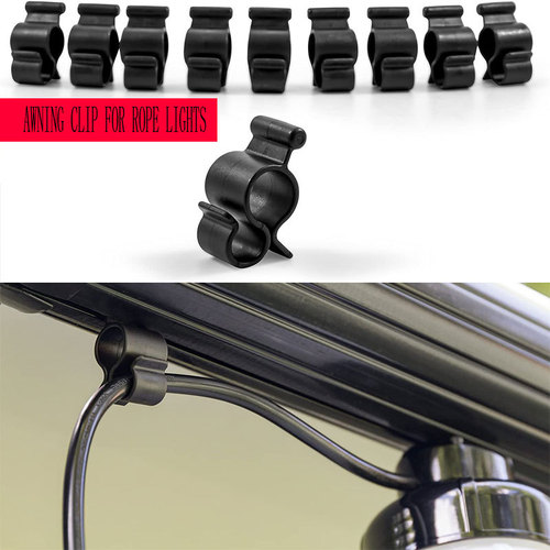Awning Clip for Rope Lights RV side-mounted awning accessories car canopy rod hook